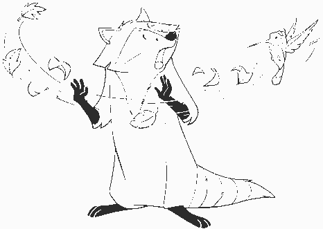 coloriage meeko et split